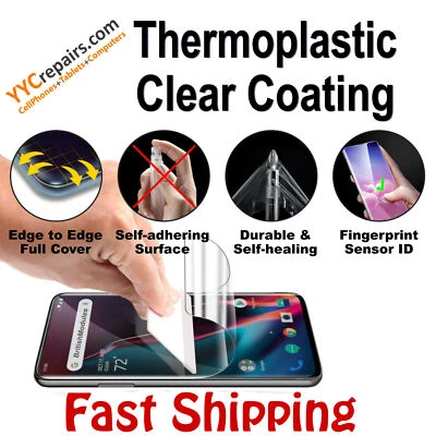 OnePlus 8 Pro 3D Thermoplastic Self Healing Clear Soft Gel Film Screen Protector - Image 1 of 4