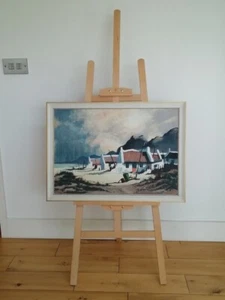 IRISH LANDSCAPE MODERN BRITISH - CIRC. 1960s - ACRYLIC ON BOARD - SIGNED - Picture 1 of 23