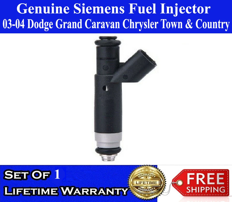 Inyector de combustible Siemens 1 fabricante original para 03-04 Dodge Grand Caravan Chrysler Town Country Foto 1 de 1