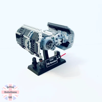 BRICK SOLUTIONS UK Aufsteller für Lego Star Wars 75347 TIE Bomber
