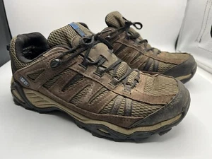 Columbia Hiking Shoes Mens 8.5 Brown Waterproof Low Top Omni Grip Sneakers - Picture 1 of 14