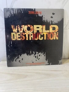 TIME ZONE - World Destruction 12" Single Vinyl Record EX Excellent Condition - Imagen 1 de 11