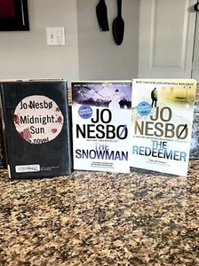Jo Nesbo Book Lot Snowman Redeemer Midnight Sun Thriller Fic Harry Hole Bundle - Picture 1 of 11