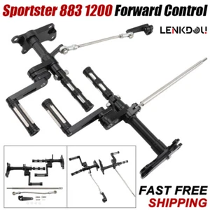 Billet Forward Control Levers Linkages For Harley Sportster XL883 XL1200 86-03 - Picture 1 of 11