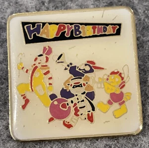 McDonalds Happy Birthday Ronald Hamburglar Grimace Parade Vintage Hat Lapel Pin - Bild 1 von 13