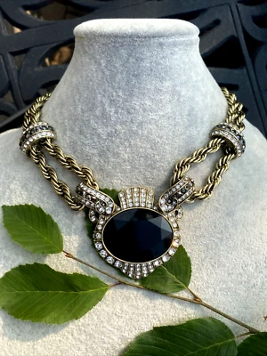 HEIDI DAUS 复古项链故事书 2 活动链房地产珠宝二手 — 第 1/4 张图片