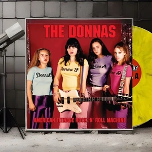 The Donnas American Teenage Rock ‘N’ Roll Machine Yellow Record Vinyl LP NEW OOP - Picture 1 of 5