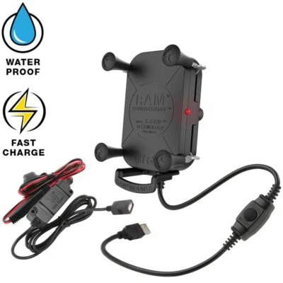 RAM Mount - RAM-HOL-UN12WB-V7M Tough-Charger Waterproof Wireless c/w Charger - Image 1 of 4