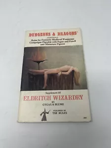 Dungeons & Dragons - Supplemento ELDRITCH WIZARDRY III - 7° stampa - Foto 1 di 3