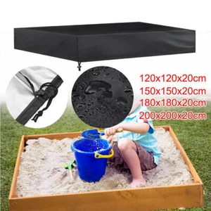 Garten Sandkasten Abdeckplane Sandkastenabdeckung Wasserdicht Schutzhülle Haube - Bild 1 von 11