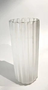 Metropolitan Museum of Art MMA George Sakier Satin Glass Lotus Glass Deco Vase - Picture 1 of 5