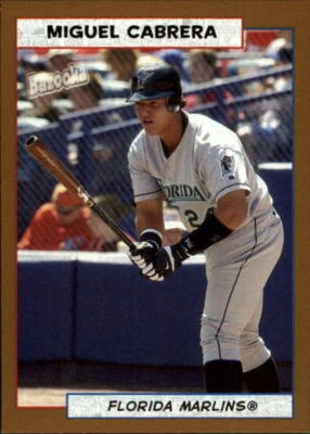 2005 Bazooka Gold Chunks #78 Miguel Cabrera - NM-MT - Image 1 of 2