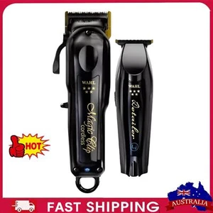 Wahl Cordless Barber Combo Black Magic Clip Clipper & Detailer Trimmer ✅ - Picture 1 of 8