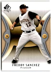 2007 SP Authentic Freddy Sanchez Pittsburgh Pirates #38
