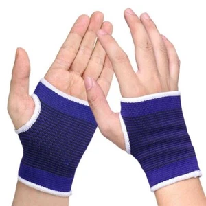 Blue Wrist Support Anti Sprain Carpal Tunnel Brace Sprain Stabilizer Straps - Picture 1 of 7