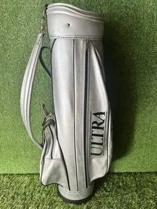 Vintage Wilson Staff ULTRA Golf Bag Silver Leather Professional ONLY Demo Set - Picture 1 of 8