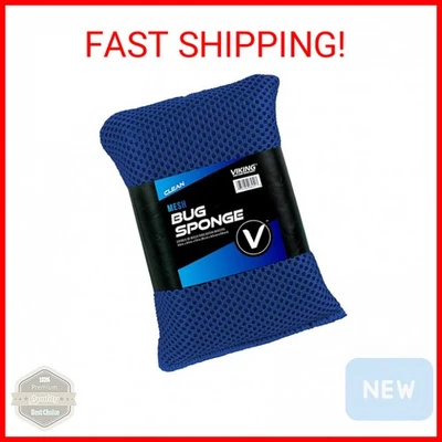 VIKING Mesh Bug Sponge, Car Wash Sponge for Cleaning Bugs and Tar, Colors Vary,  Foto 1 de 2