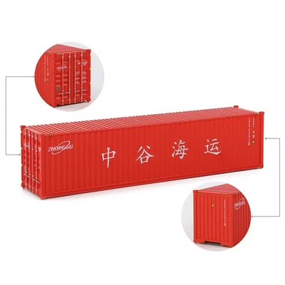 Evemodel Three HO Scale 1:87 40ft Shipping Container 40' Hi-cubes Cargo Box - Image 1 of 4