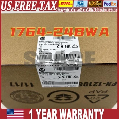 New AB 1764-24BWA MicroLogix1500 24 Point Controller 1764 24BWA US Free Tax - Image 1 of 3