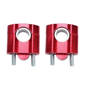 ˘1 Pair Of 22mm 28mm Bar Clamps Handlebar Risers For Motorcycle Refit - Picture 1 of 7