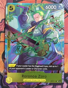 Tarjeta de un día de promoción del torneo de Dallas Roronoa Zoro OP07-113 Inglés - Imagen 1 de 4