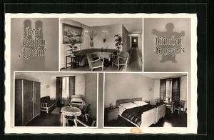 München, Hotel Pension Isaria, Bayerstraße 95, Ansichtskarte - Picture 1 of 2