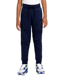 Nike Sportswear Tech Fleece Pants Navy Blue/Black Youth M 10-12 NEW CU9213-410 - Picture 1 of 5