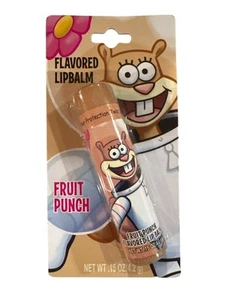 Lotta Luv SPONGEBOB SANDY Cartoon FRUIT PUNCH Flavored Lip Balm Rare Collectible - Picture 1 of 1