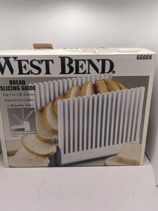 West Bend 2006 Bread Slicing Guide Folding Complete Original Box - Picture 1 of 4