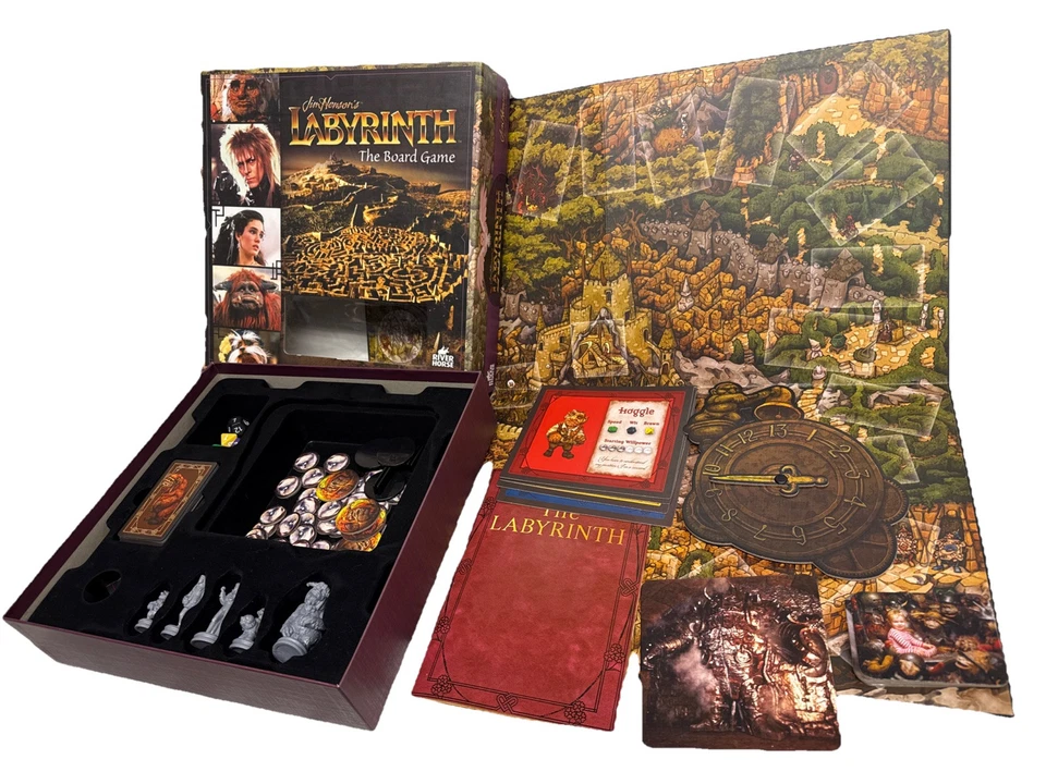 Juego de mesa completo Jim Henson's Labyrinth River Horse Games 2017 David Bowie Foto 1 de 4