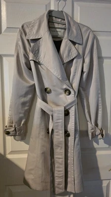Zara Basic Tan Beige Double Breast Trenchcoat Womens Sz Sm - Image 1 of 4