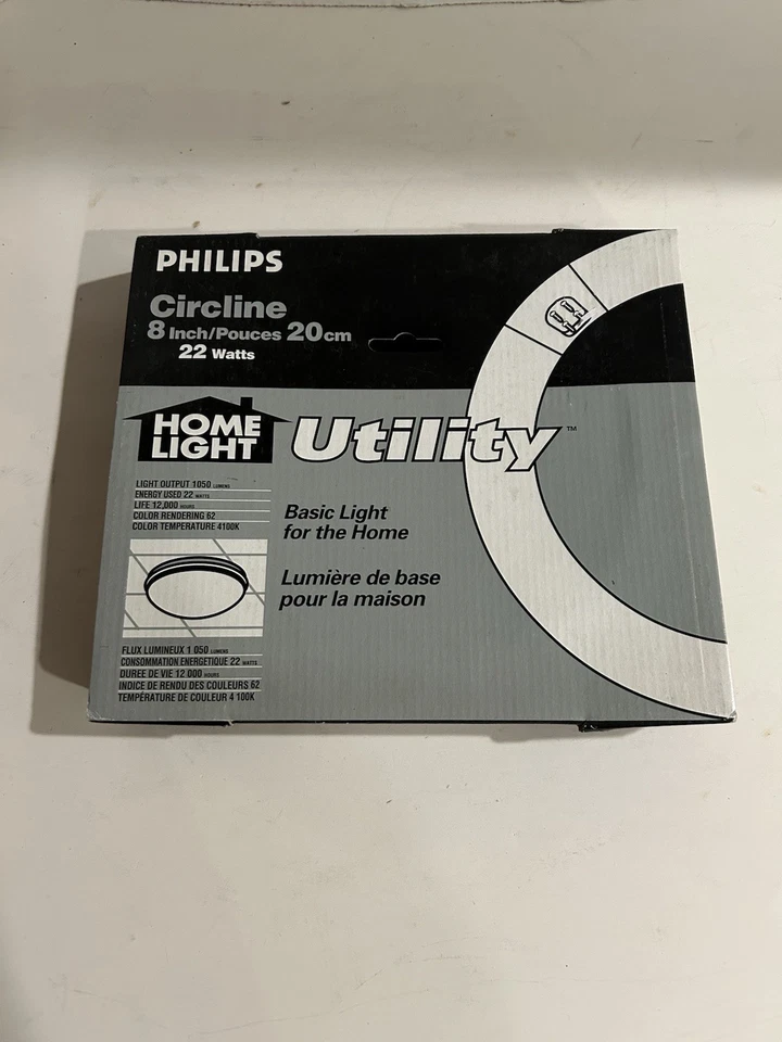 Philips FC8T9/COOL WHITE PLUS 8in 22W Circular Fluorescent Lamp T9 4100K - Image 1 of 1