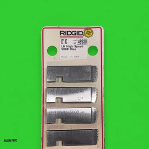 RIDGID 48930 1/2-13 UNC LEFTHAND HIGHSPEED 500B DIE SET - Picture 1 of 5