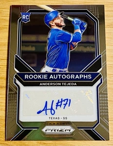 2021 Panini Prizm ANDERSON TEJEDA Rookie Autographs RC #RA-AT Texas Rangers - Picture 1 of 3