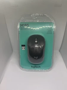 Logitech M185 Wireless Optical Mouse with USB Mini receiver PC Laptop 910-002235 - Picture 1 of 5