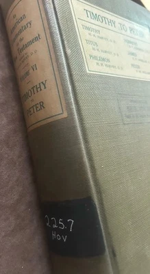 Timothy to Peter An American Commentary on New Testament, 1890 HC Vintage - Image 1 of 4