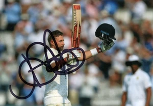 ENGLAND CRICKET: JOE ROOT SIGNED 6x4 TEST CENTURY ACTION PHOTO+COA **PROOF** - Picture 1 of 2
