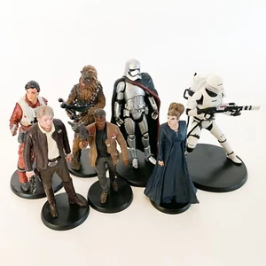 Star Wars Figure Lot Of 7 PVC Disney Figures Cake Toppers - Picture 1 of 8