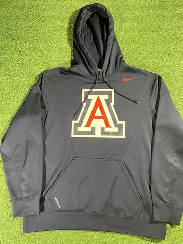 Nike Sweatshirt Adult Large Blue Hoodie Pullover Arizona Wildcats Therma Fit Cover