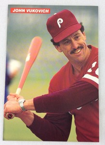 1991 Philadelphia Phillies Medford Photo Card-John Vukovich 