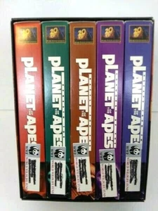 VHS Tapes The Planet Of The Apes 1967 Collection 1- 5 Action Adventure Set Of 5 - Picture 1 of 12