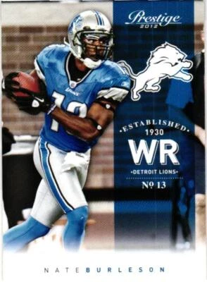 2012 Panini Prestige #63 Nate Burleson - Image 1 of 2