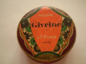 Vintage Karton Puderdose Giyrine - Bild 1 von 7