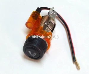 Orange Zigarettenanzünder & Steckdose für Peugeot 306 308 4007 106 307 107 SEAT - Bild 1 von 1