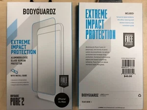 BodyGuardz Pure2 iPhone Xs Max, 11 Pro Max Glass Screen Protector - Clear - Picture 1 of 2