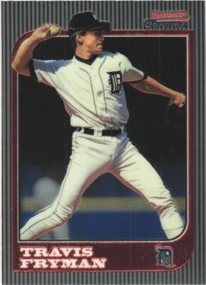 Bowman Chrome #81 1997 Travis Fryman Detroit Tigers Foto 1 de 2