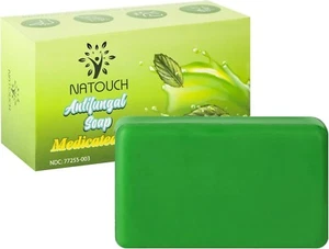 Antifungal Medicated Soap Bar, Athletes Foot Jock Itch Ringworm Yeast Infection - Picture 1 of 7