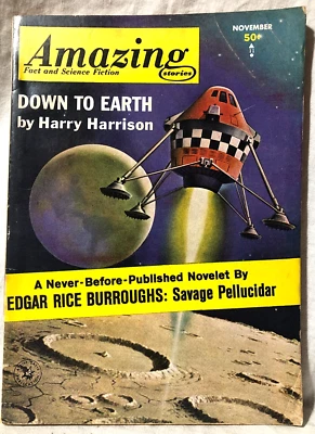 Edgar Rice Burroughs, Philip K Dick, Piers Anthony - Amazing Stories  - Nov 1963 - Image 1 of 4