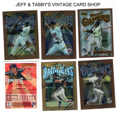 1996 Topps Finest Baseball 175-359 & REF./SEE DROP DOWN MENU 4 CARD U WILL GET - Image 1 of 4