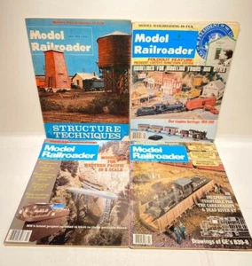 Lot of 4 Vintage Model Railroader Magazines: 1967, 1977, 1986, 1989 - Picture 1 of 12